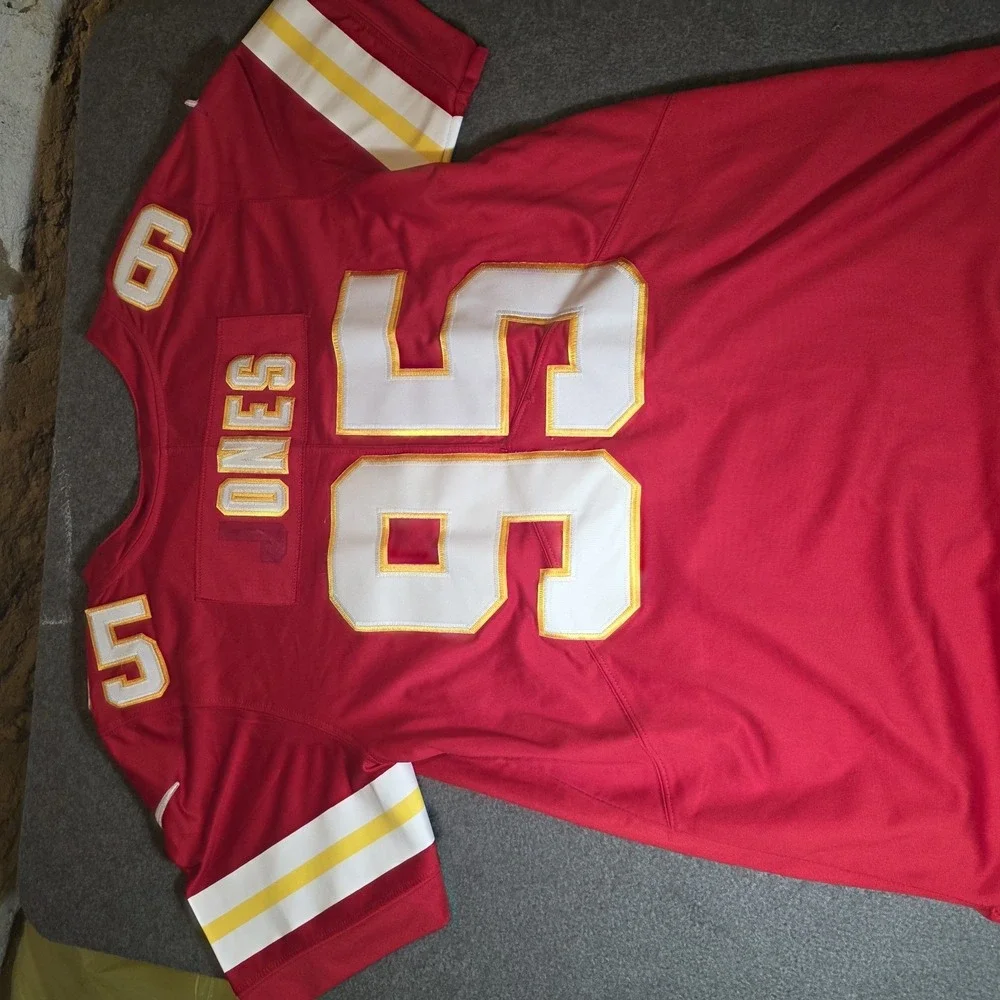 Nike Chris Jones #95 Kansas City Chiefs NFL Game Jersey Men's Sz L F1